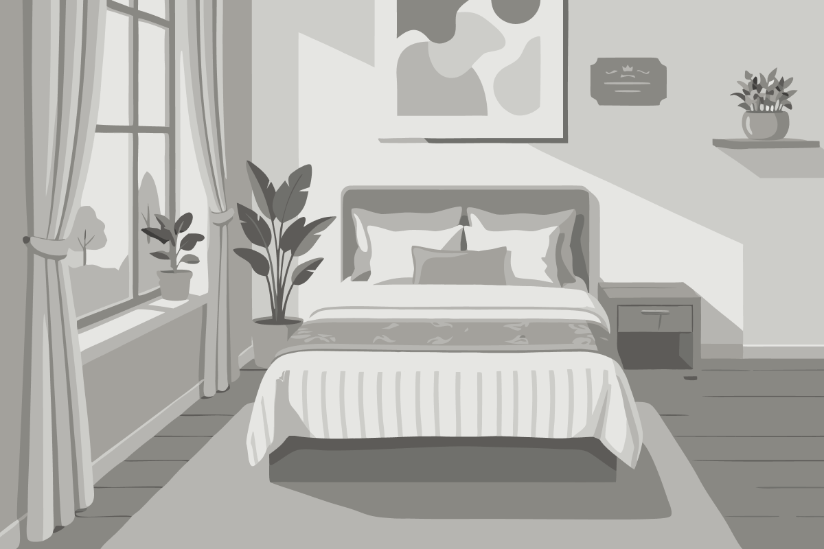 Suite mit Queensize-Bett